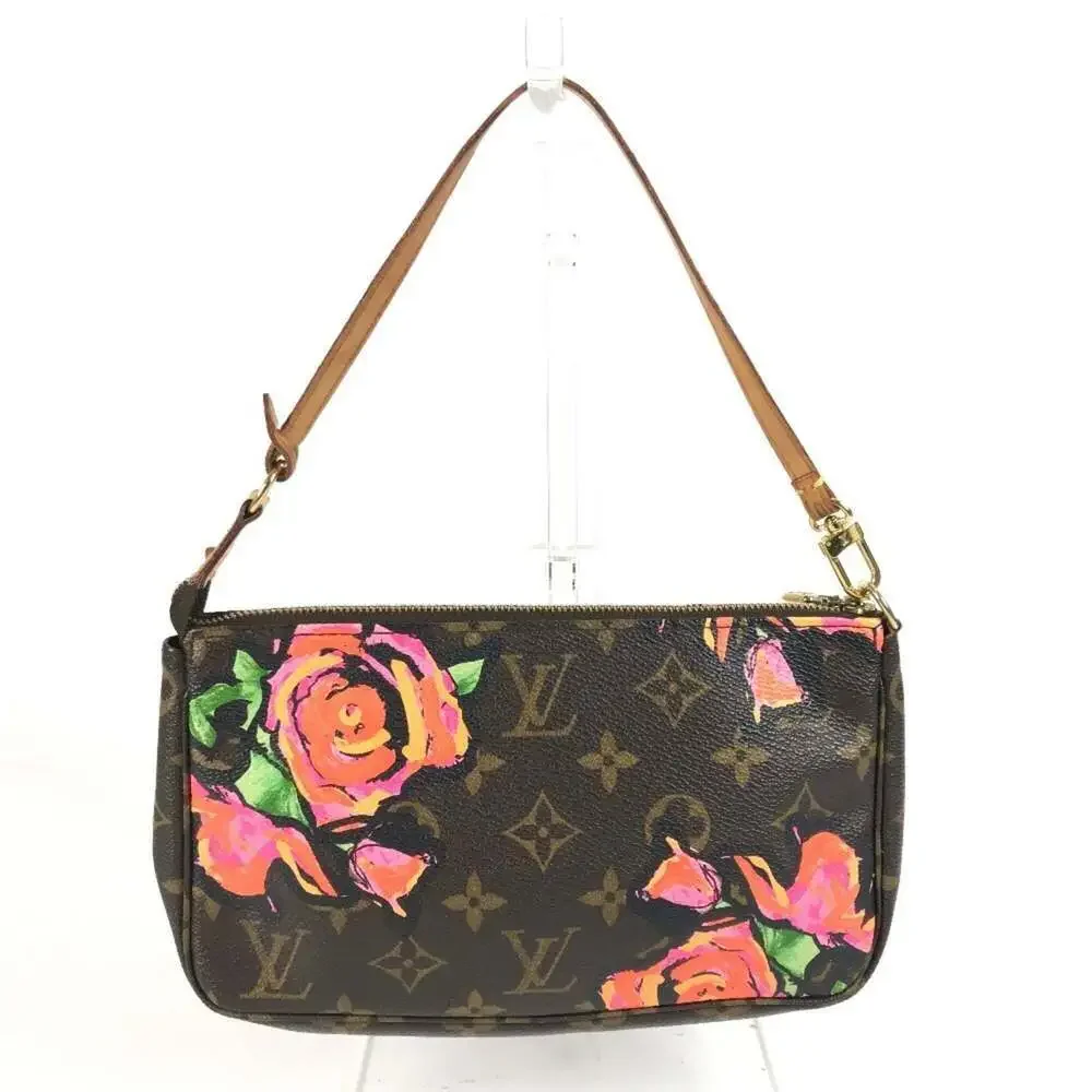 LOUIS VUITTON Brown Monogram Canvas Pochette Shoulder Bag